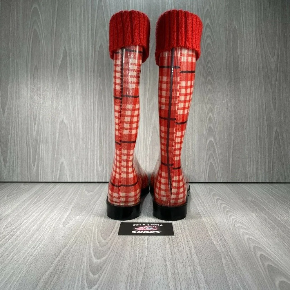 MLB Cincinnati Reds women Rain Boots Size XS 5-‎ 6